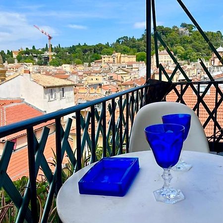 Cosy Penthouse Old Town Sea View Little Terraces Air Conditionned Nice Luaran gambar