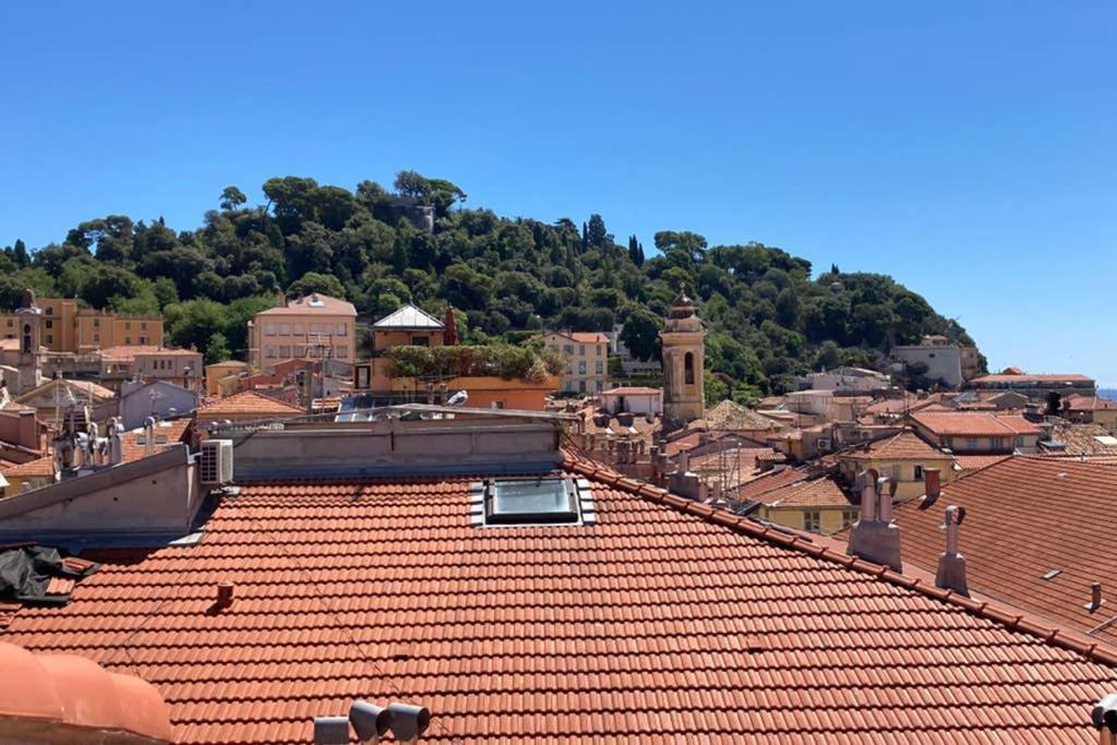 Cosy Penthouse Old Town Sea View Little Terraces Air Conditionned Nice Luaran gambar