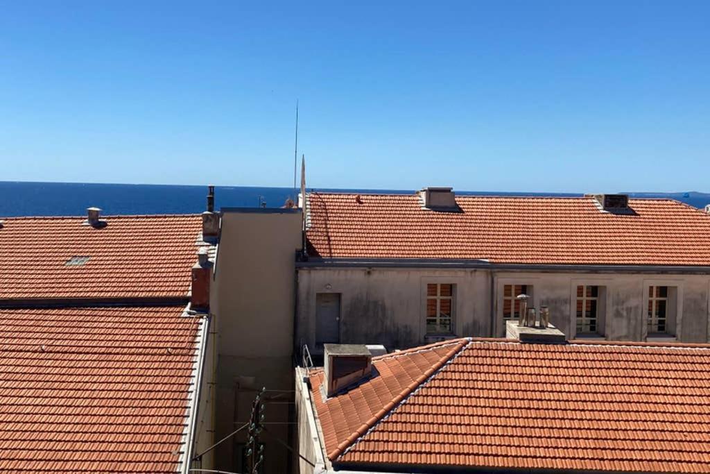 Cosy Penthouse Old Town Sea View Little Terraces Air Conditionned Nice Luaran gambar