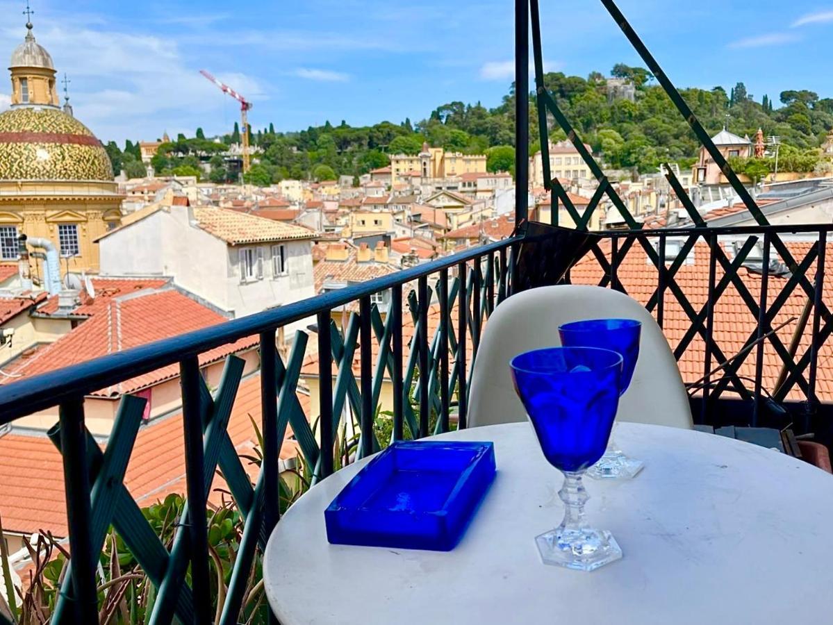 Cosy Penthouse Old Town Sea View Little Terraces Air Conditionned Nice Luaran gambar